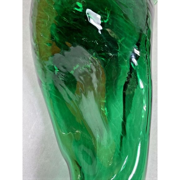 Hand Blown Art Glass Peppers Green Yellow Red Vegetable Ted Jolda - Picture 6 of 11